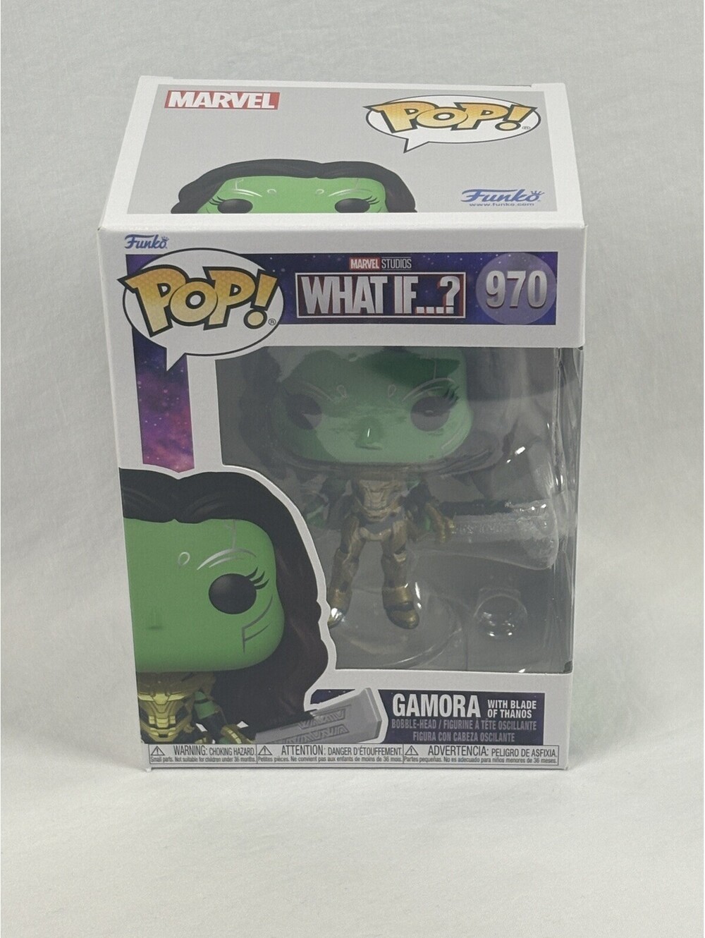 NEW Gamora with Blade of Thanos Marvel #970 What If? Funko Pop